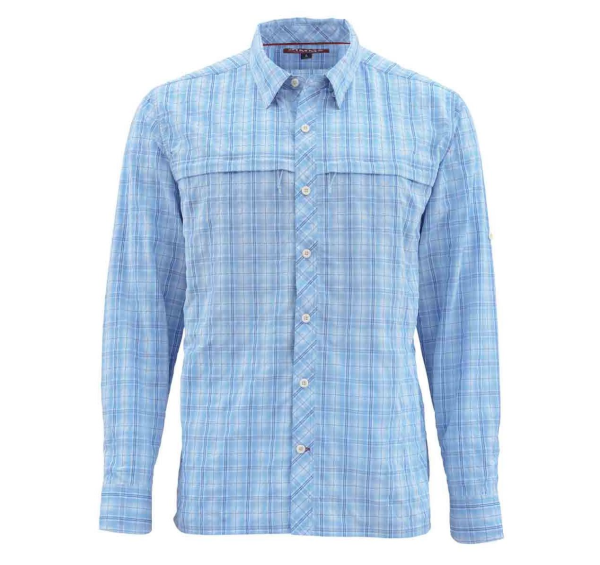 Simms Stone Cold Shirt Indigo Plaid Simms Stone Cold Shirt Indigo Plaid